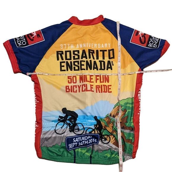 World Jerseys Rosario Ensenada Anniversary Cycling Top Athletic Full Zip XXL - Picture 6 of 6